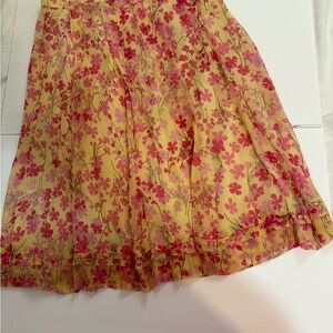 St. John Sport  Floral A-Line Skirt